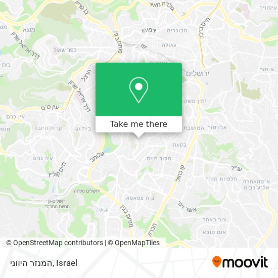 המנזר היווני map