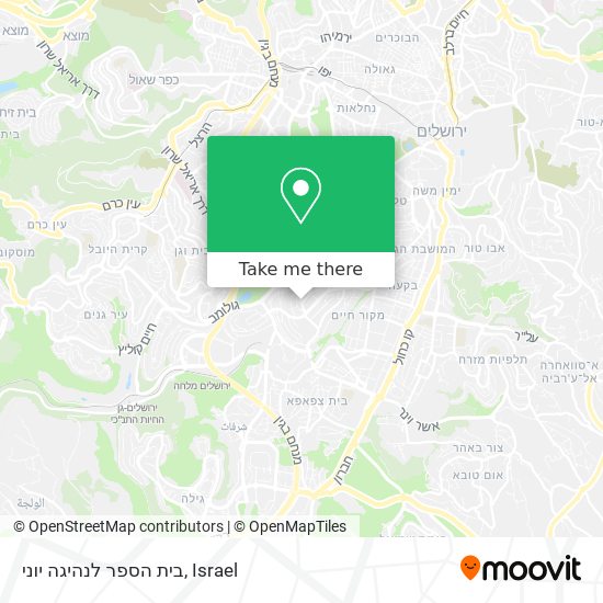 בית הספר לנהיגה יוני map