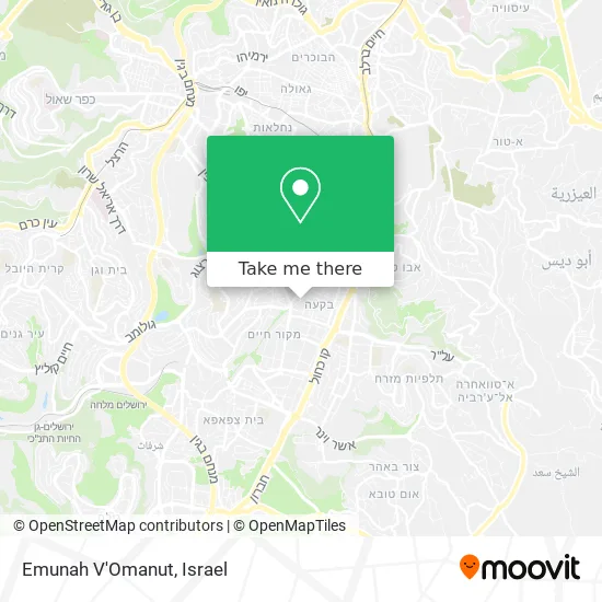 Карта Emunah V'Omanut