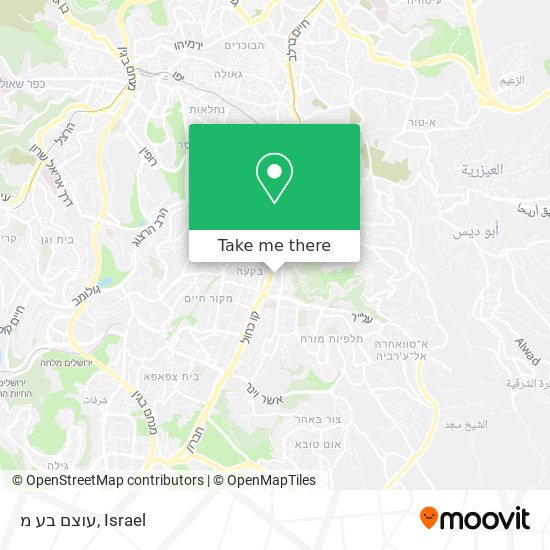 עוצם בע מ map