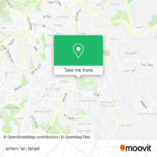 Карта יער השלום