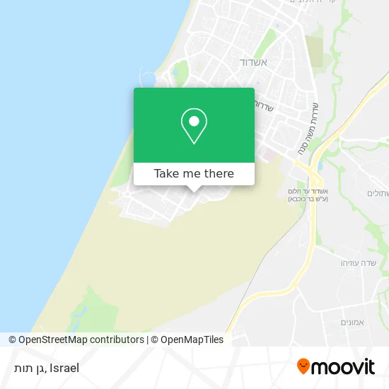 Карта גן תות