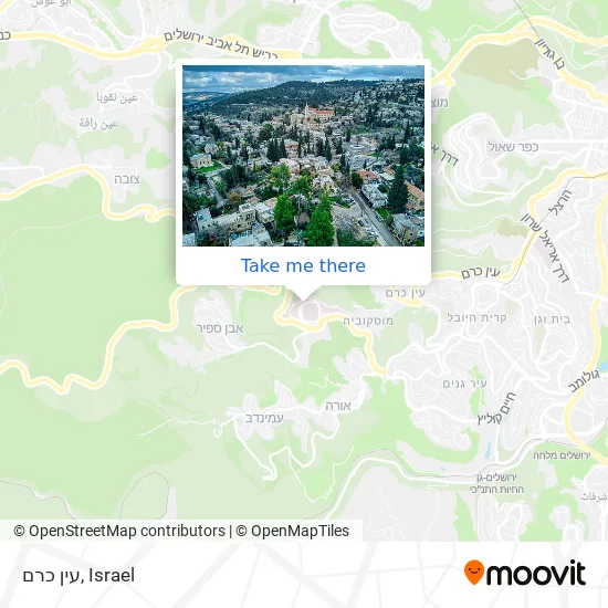 Карта עין כרם