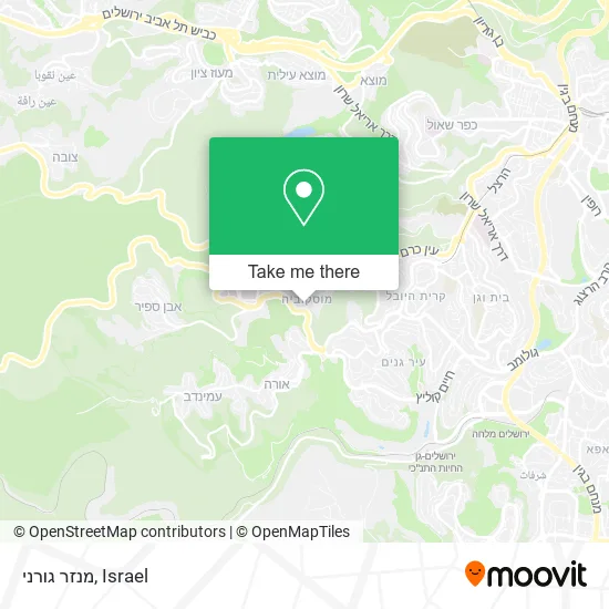 Карта מנזר גורני