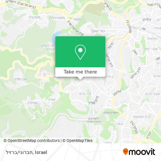 חברוני/ברזיל map