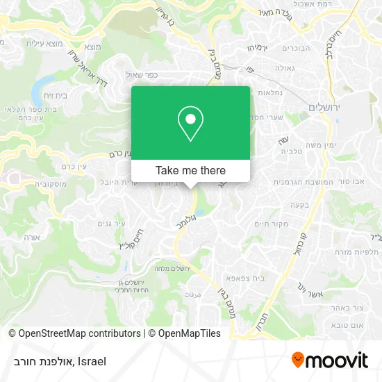Карта אולפנת חורב