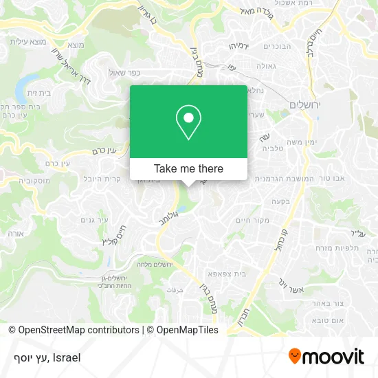 Карта עץ יוסף