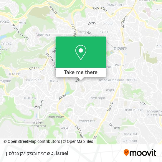 טשרניחובסקי/קצנלסון map