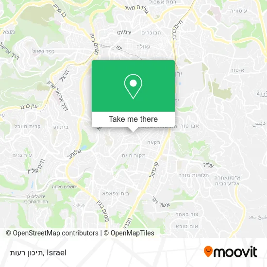 Карта תיכון רעות