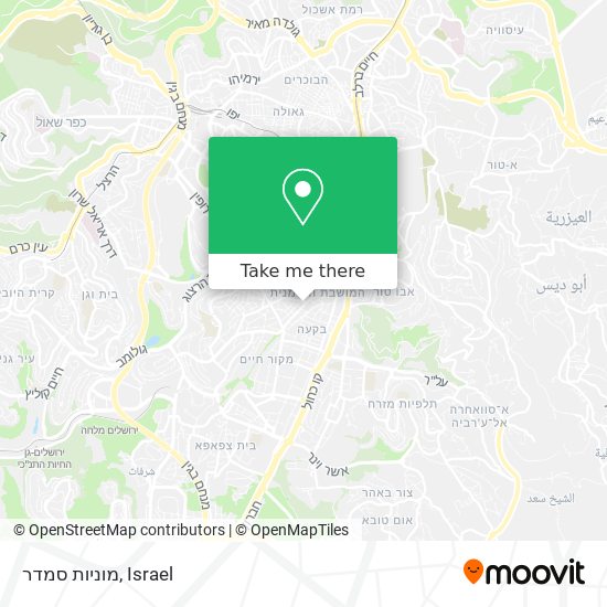 מוניות סמדר map