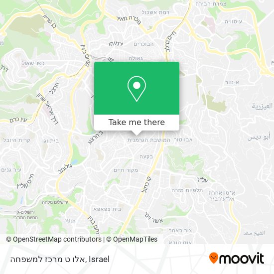 אלו ט מרכז למשפחה map