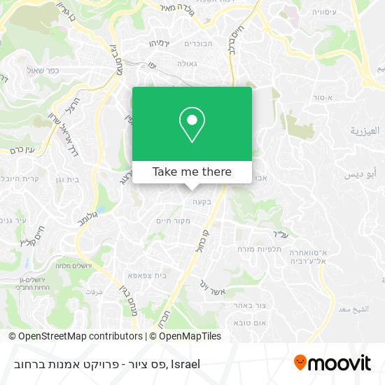 פס ציור - פרויקט אמנות ברחוב map