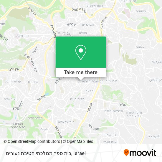 בית ספר ממלכתי חטיבת נעורים map