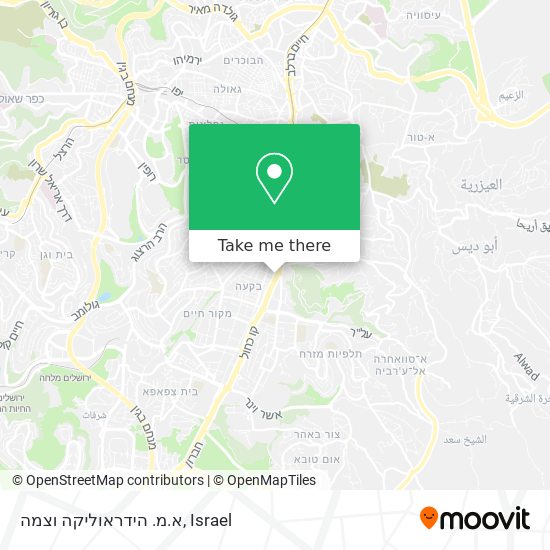 א.מ. הידראוליקה וצמה map