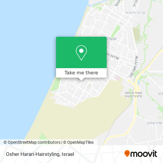 Osher Harari-Hairstyling map