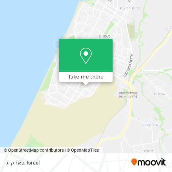 פארק יג map