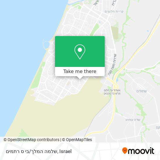 Карта שלמה המלך/בי ס רתמים