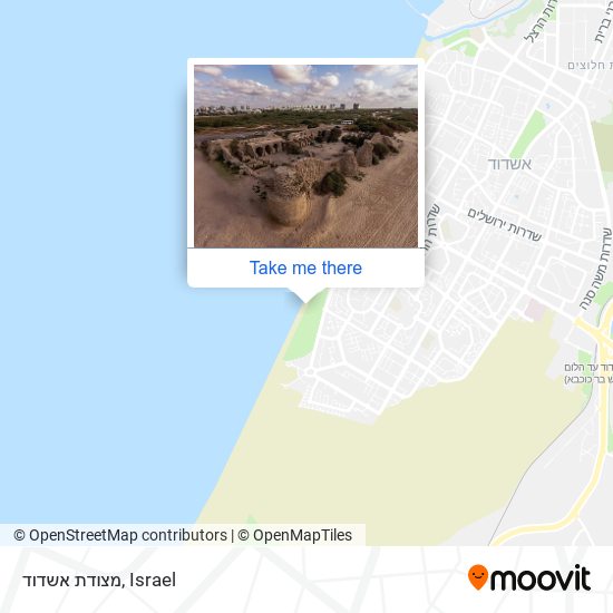 מצודת אשדוד map