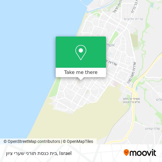 בית כנסת תורני שערי ציון map