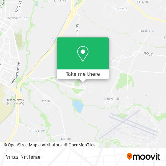 זול ובגדול map