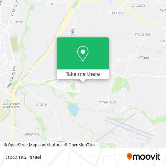 בית כנסת map