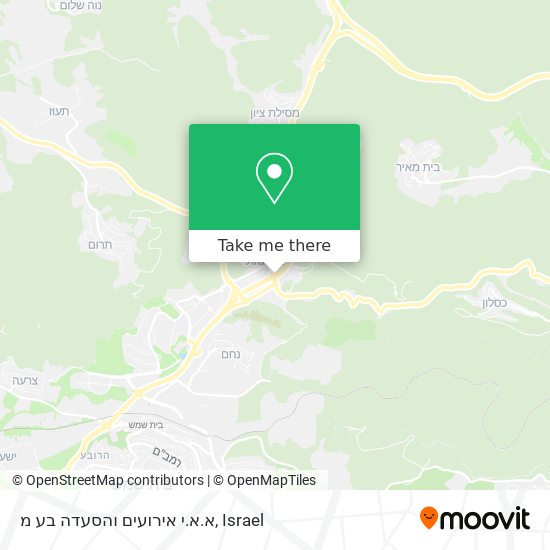 א.א.י אירועים והסעדה בע מ map