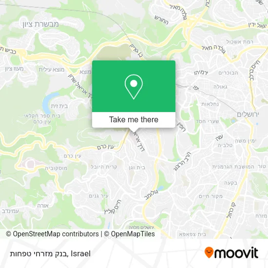 Карта בנק מזרחי טפחות