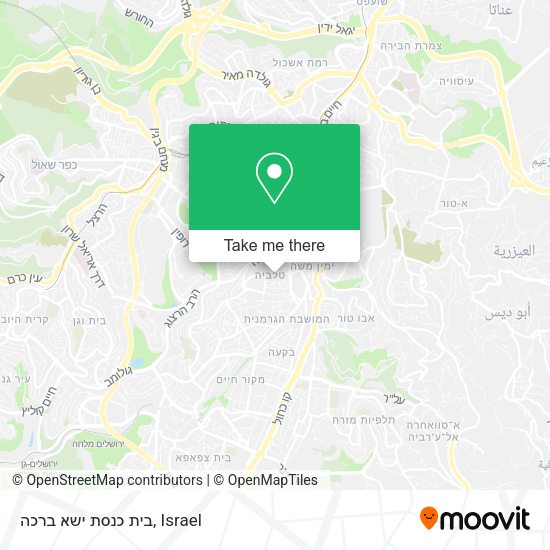 בית כנסת ישא ברכה map