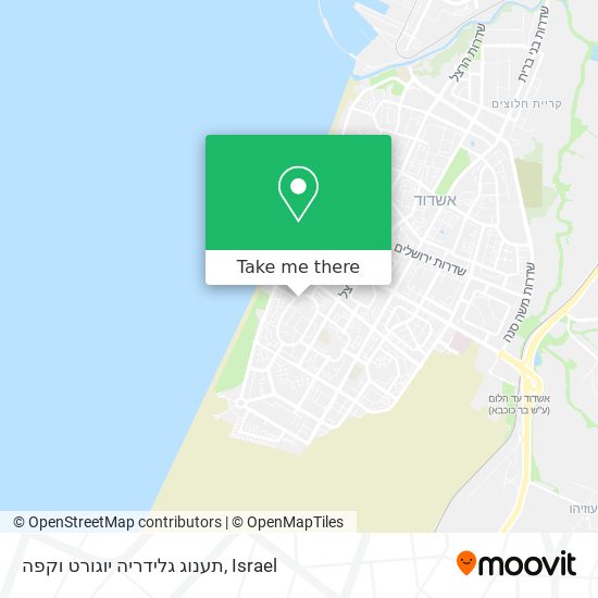 תענוג גלידריה יוגורט וקפה map