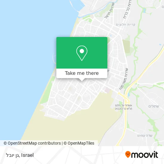 Карта גן יובל