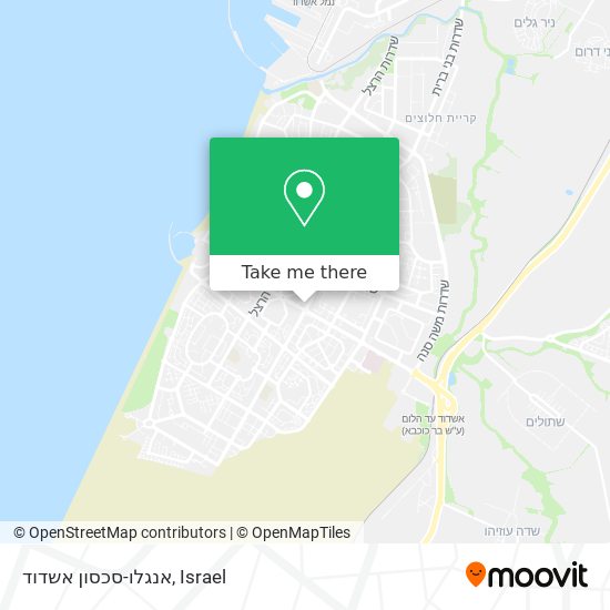 אנגלו-סכסון אשדוד map