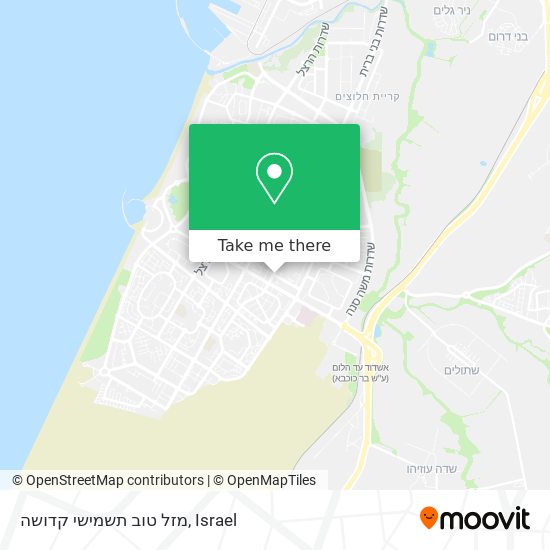 מזל טוב תשמישי קדושה map