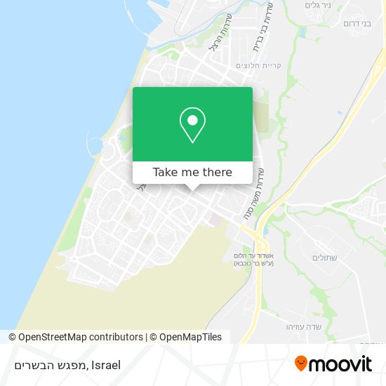 מפגש הבשרים map