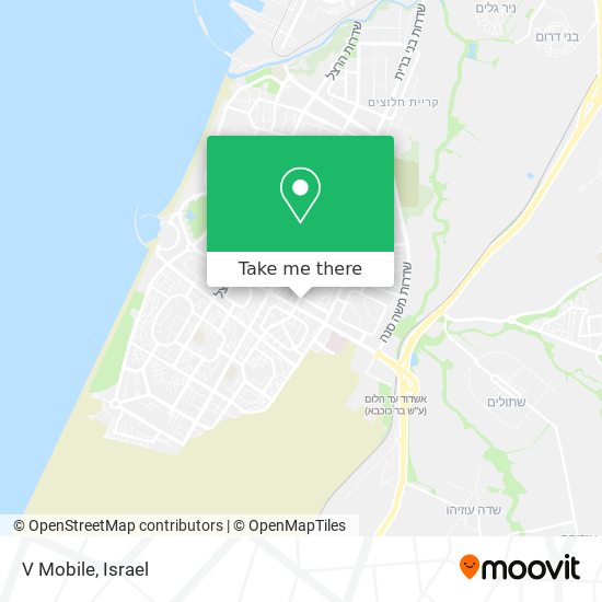 V Mobile map