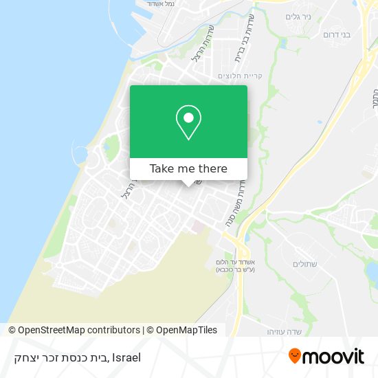 בית כנסת זכר יצחק map