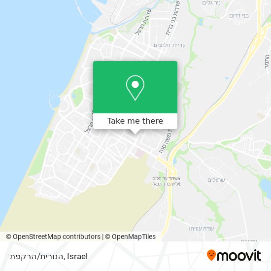 הנורית/הרקפת map