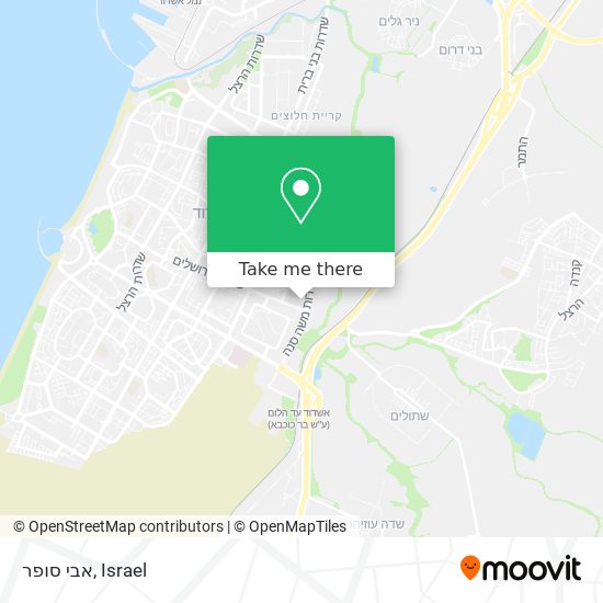 אבי סופר map