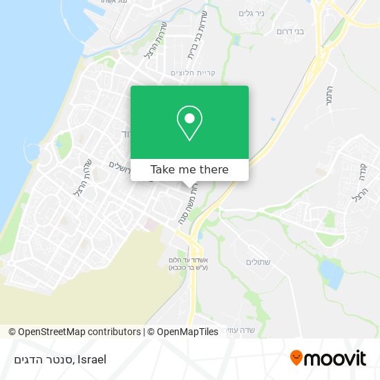 סנטר הדגים map