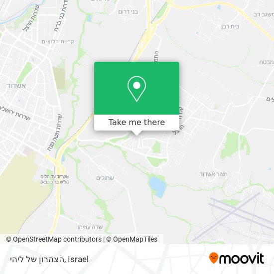 הצהרון של ליהי map