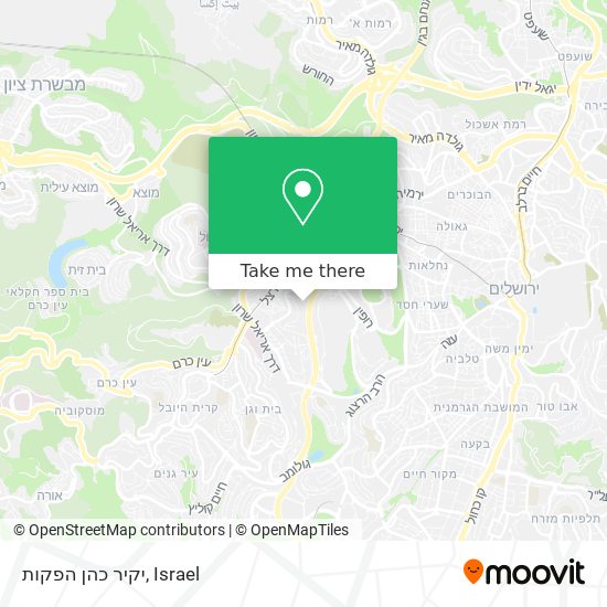 יקיר כהן הפקות map