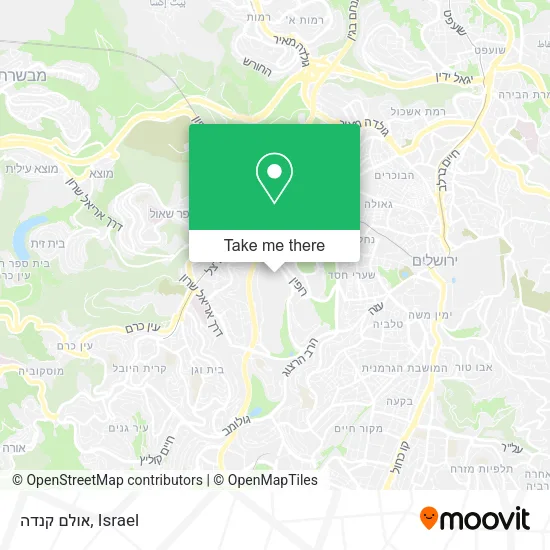 Карта אולם קנדה