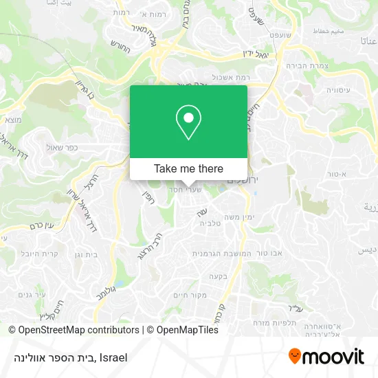Карта בית הספר אוולינה