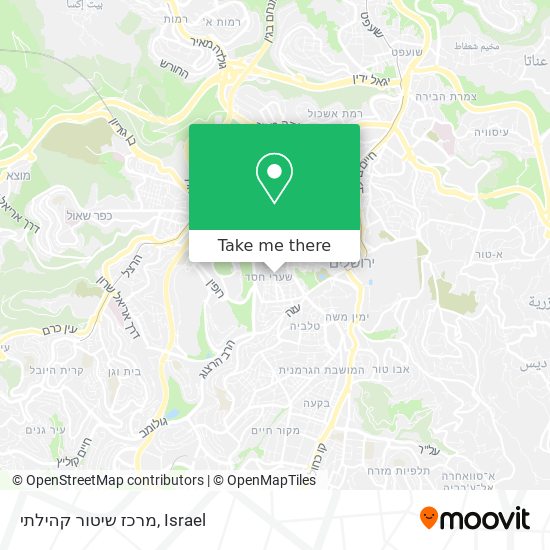 מרכז שיטור קהילתי map