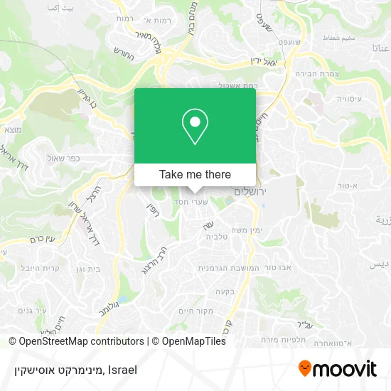 Карта מינימרקט אוסישקין