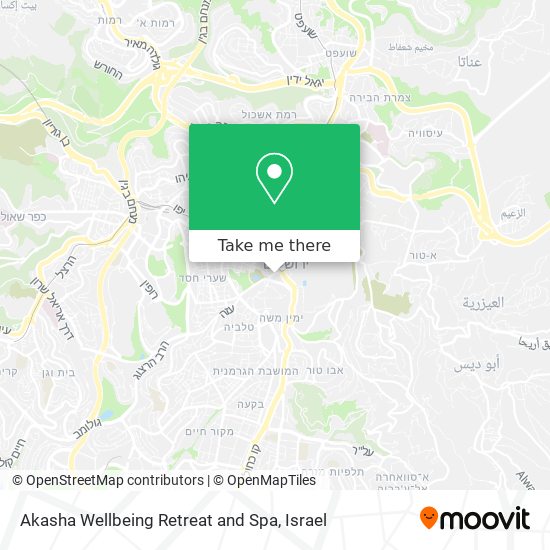 Карта Akasha Wellbeing Retreat and Spa