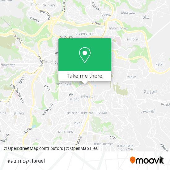 קפית בעיר map