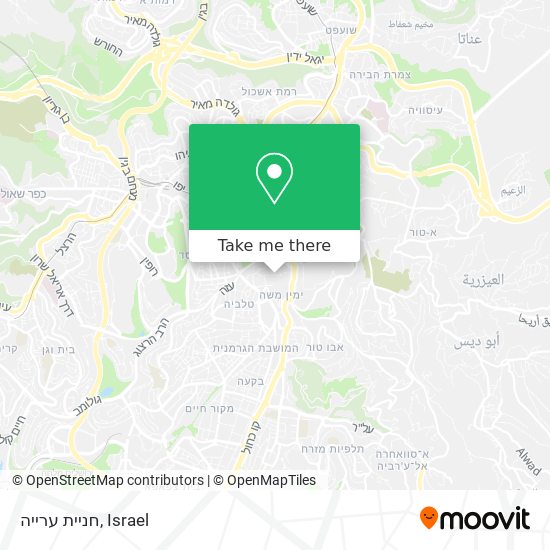 חניית ערייה map