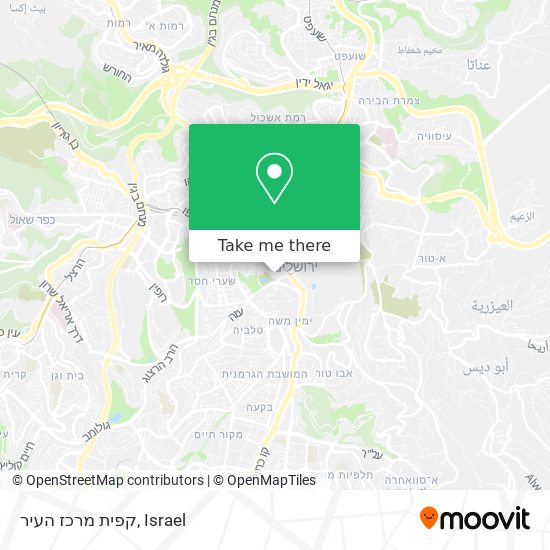 קפית מרכז העיר map