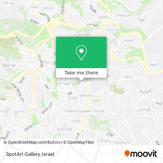 SpotArt Gallery map