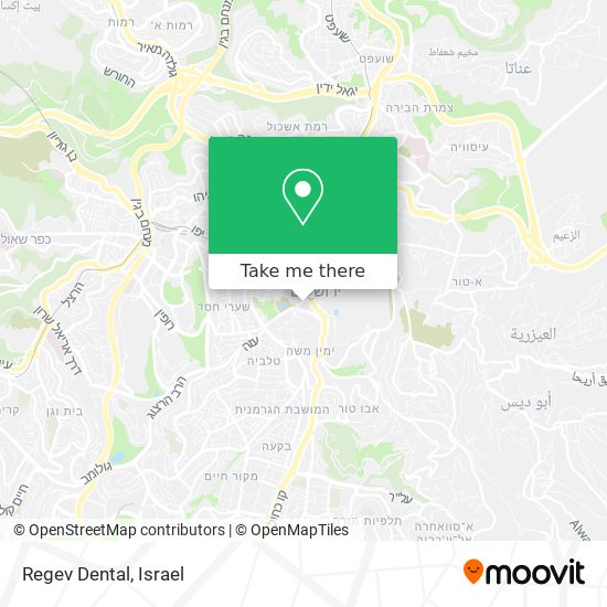 Regev Dental map